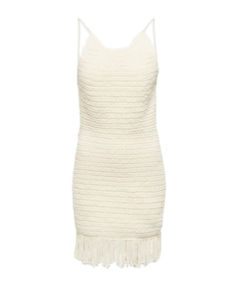 Magda Butrym Knit Minidress In White