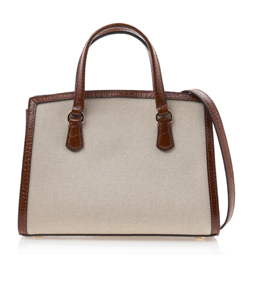 Michael Kors Double-handle Cross-body Bag In Nude