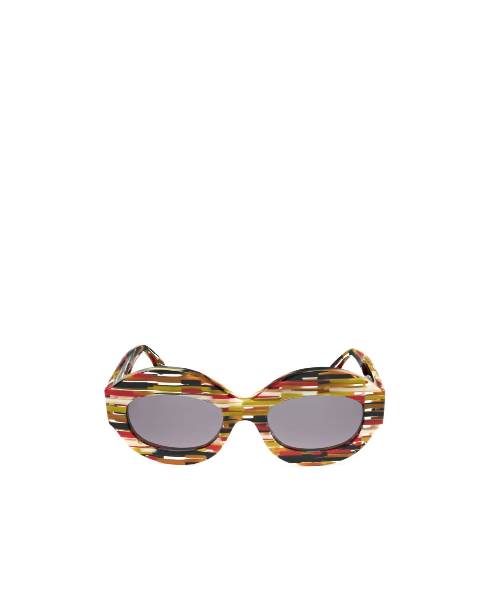 Marni Geometric Frame Sunglasses In Brown