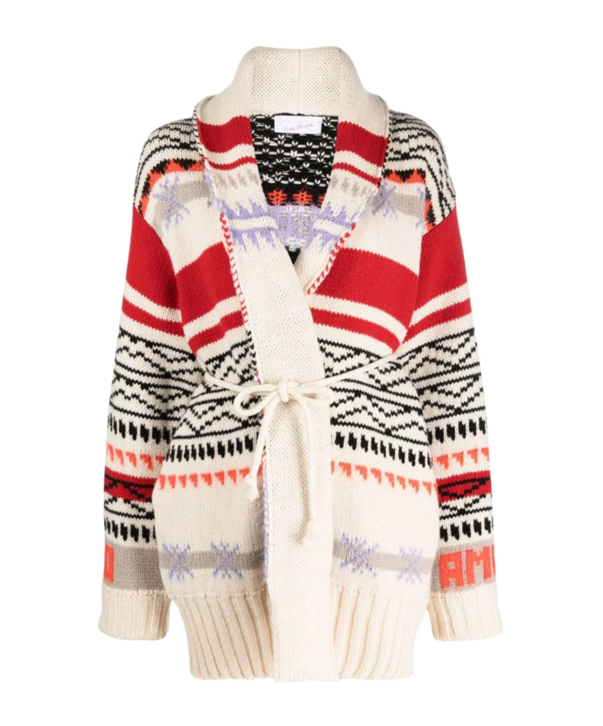 Shop Giada Benincasa Long-sleeved Sweater In Multicolor