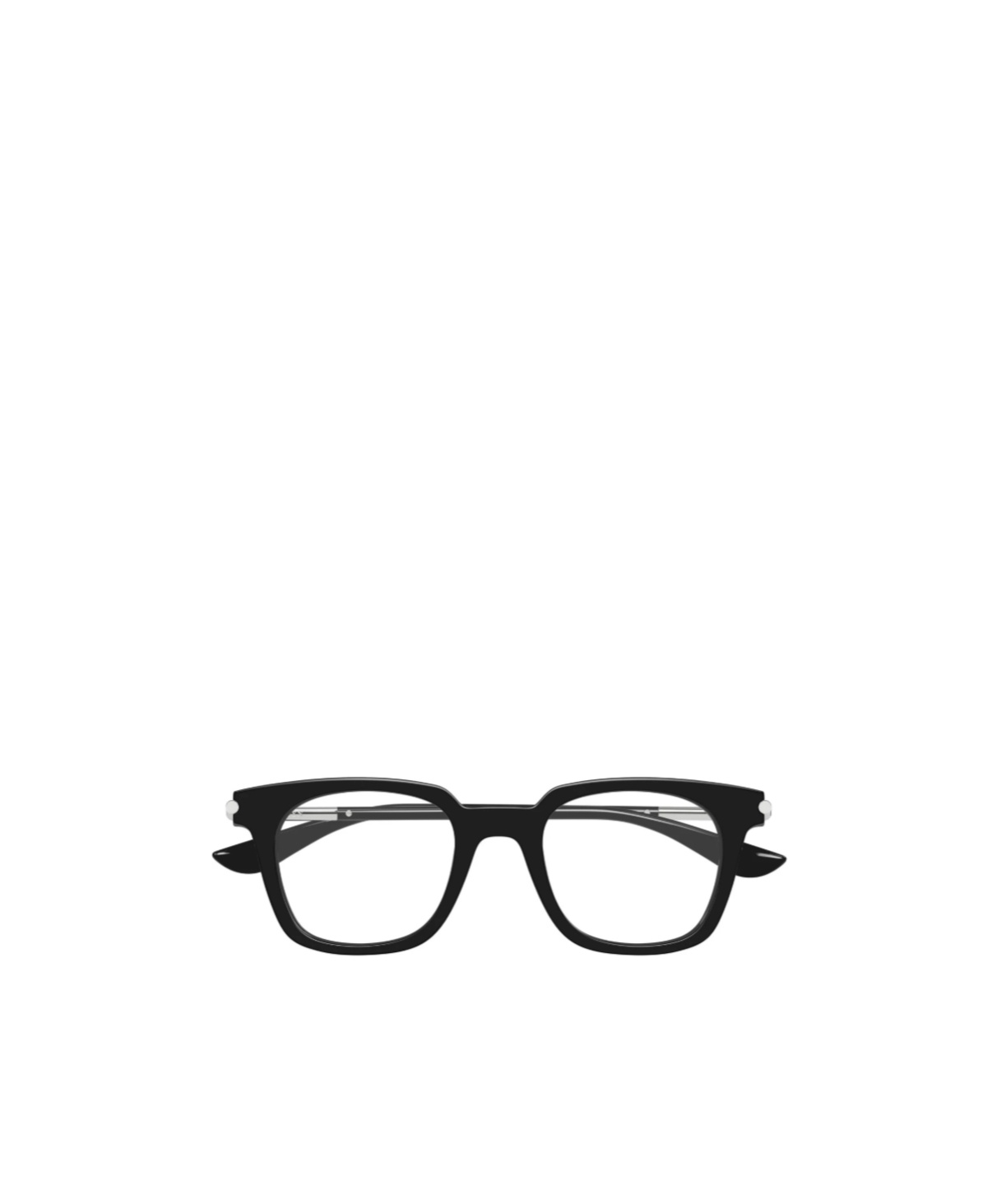 Alexander Mcqueen Geometric Frame Plain Mirror In Black