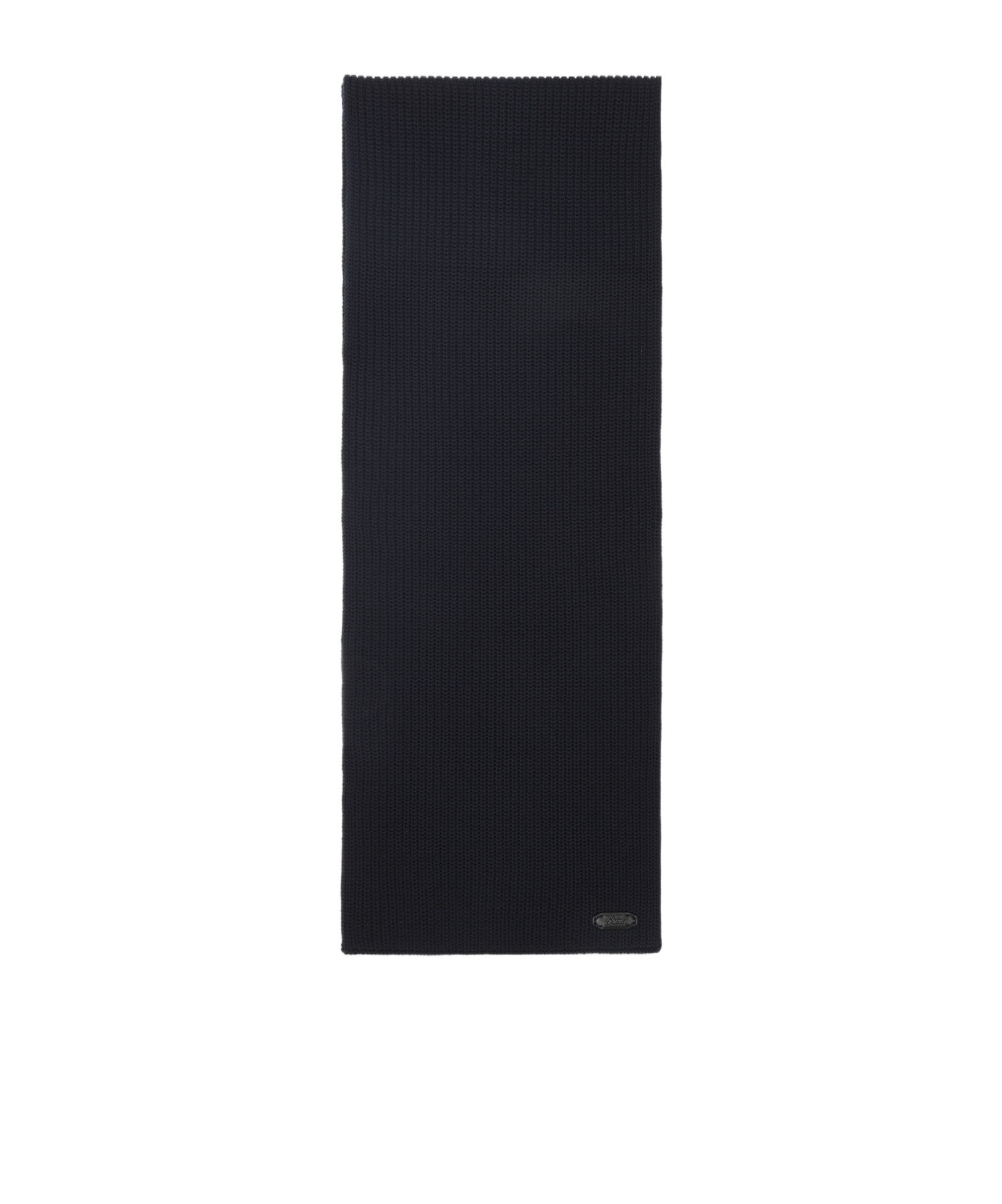 Brioni Midnight Wool Knit Scarf