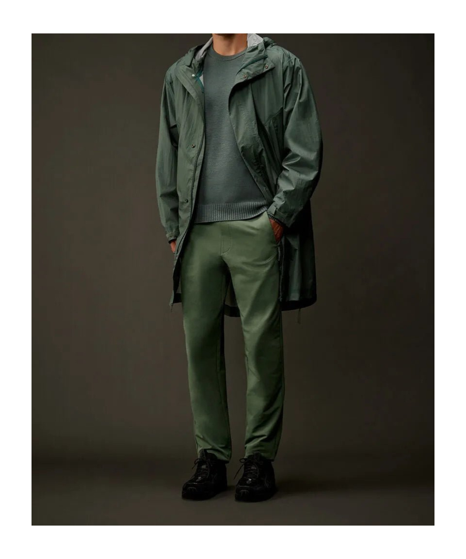 C.p. Company Metropolis Series Extrafine Merino Wool Crewneck Sweater In Green