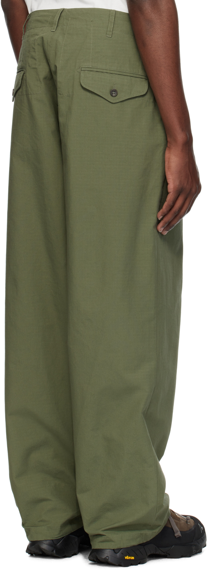 Engineered Garments Belt Loops Slacks In Khaki