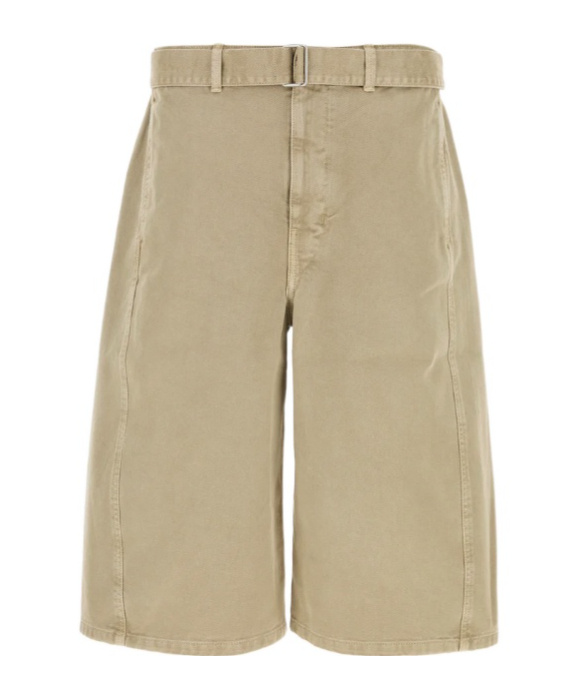 Lemaire Bermuda In Denim Beige Uomo In Beige