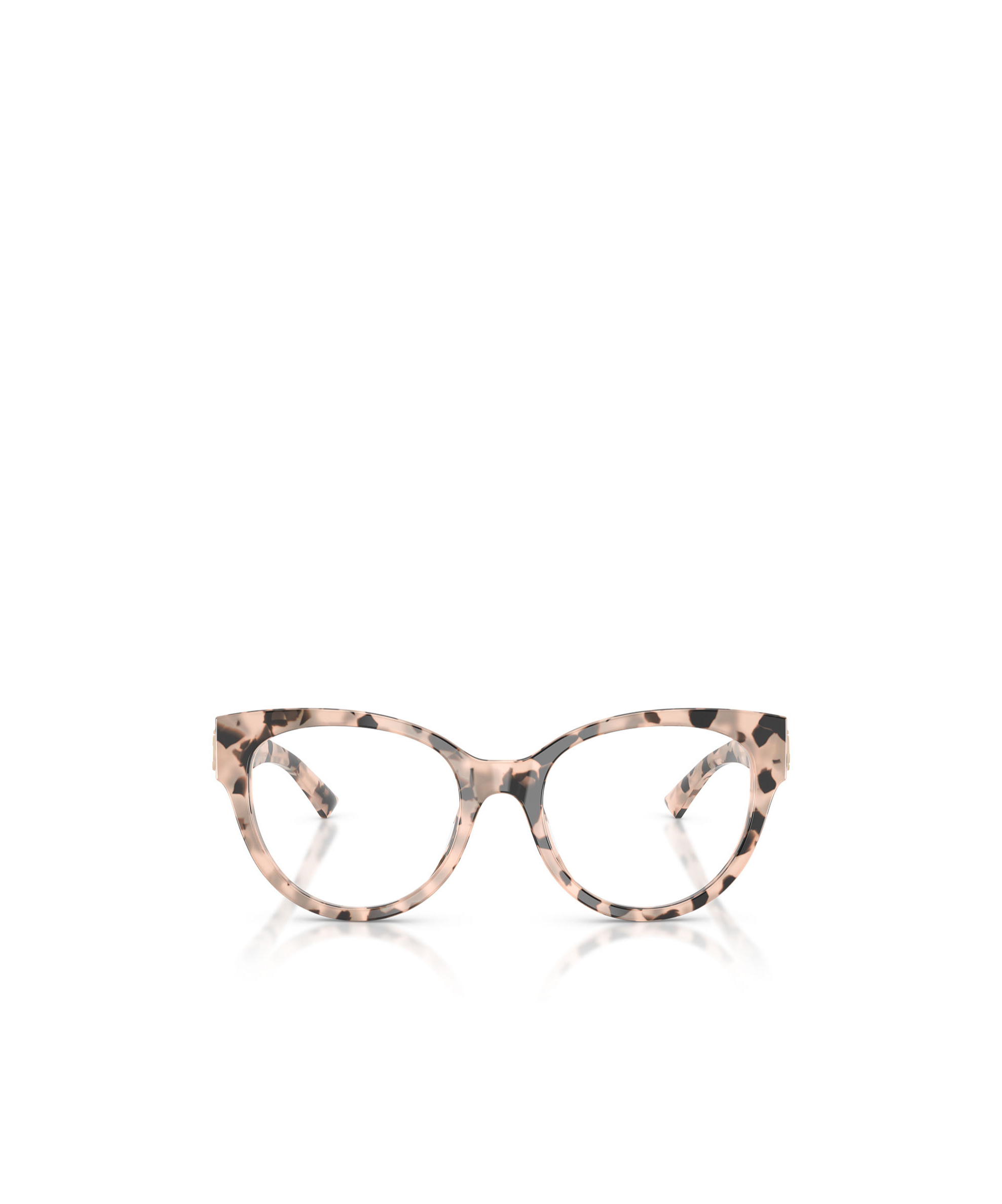 Jimmy Choo Geometric Frame Plano Lens In Brown