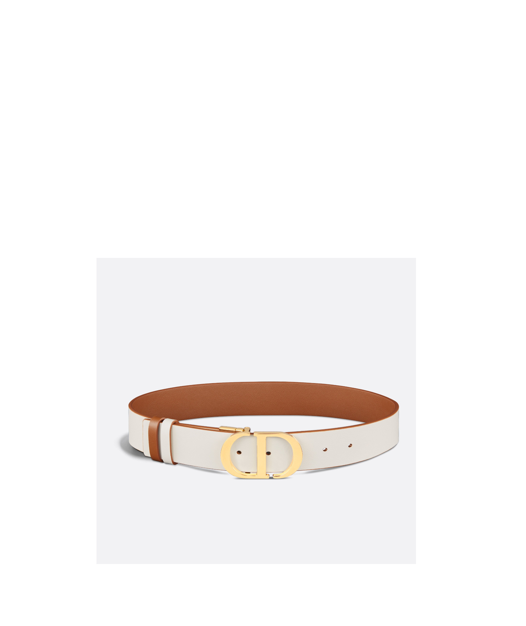 Dior 30 Montaigne Double-sided Belt In Brown