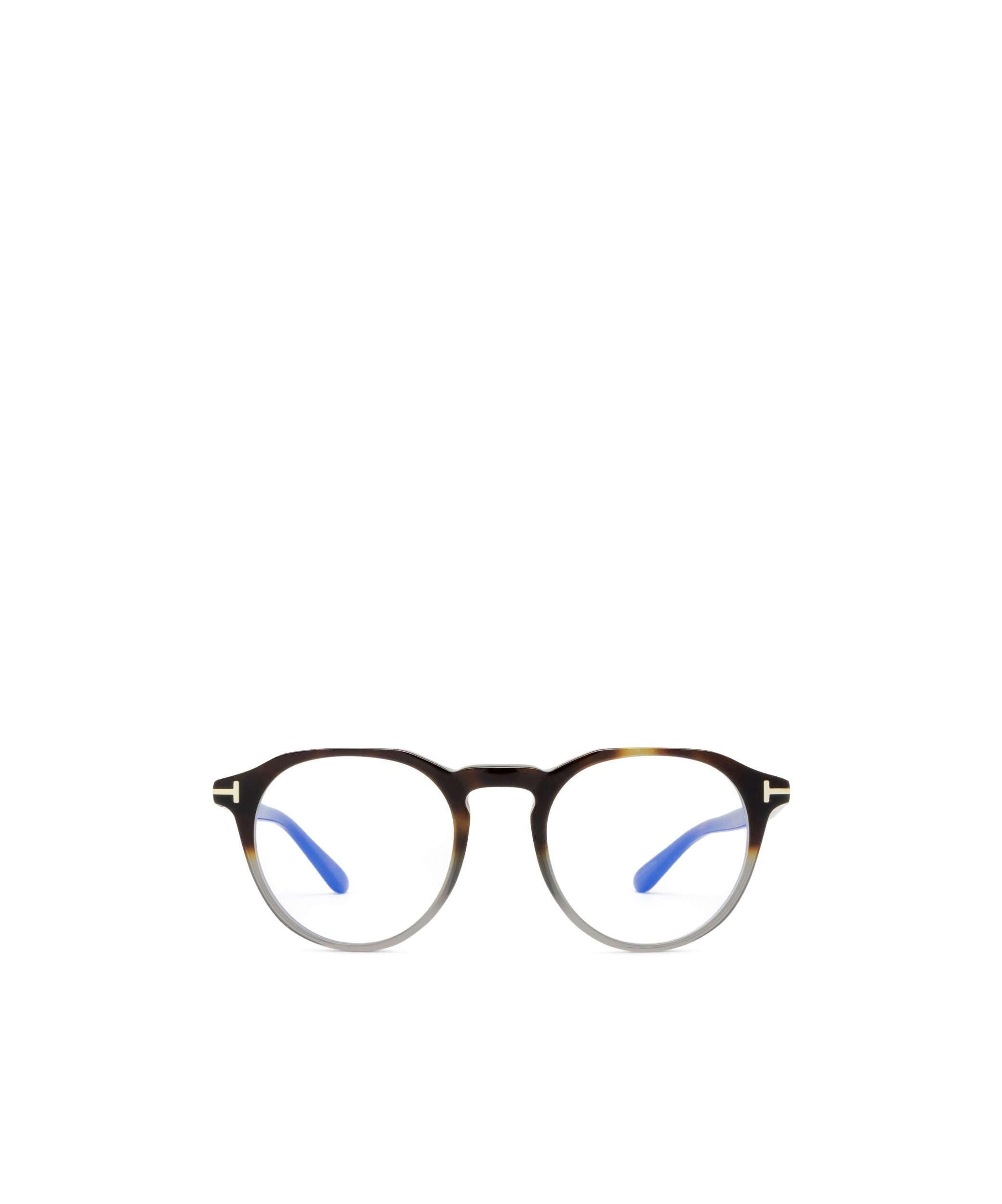 Tom Ford Eyewear Round Frame Glasses In Brown