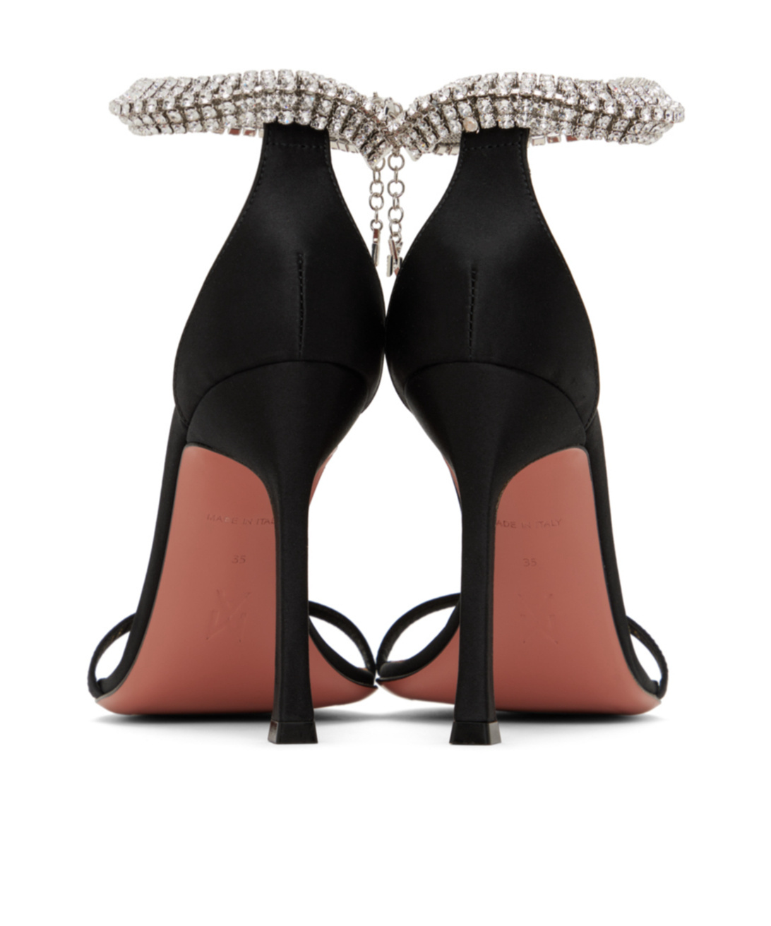 AMINA MUADDI IMAN SINGLE-STRING HIGH-HEELED SANDALS
