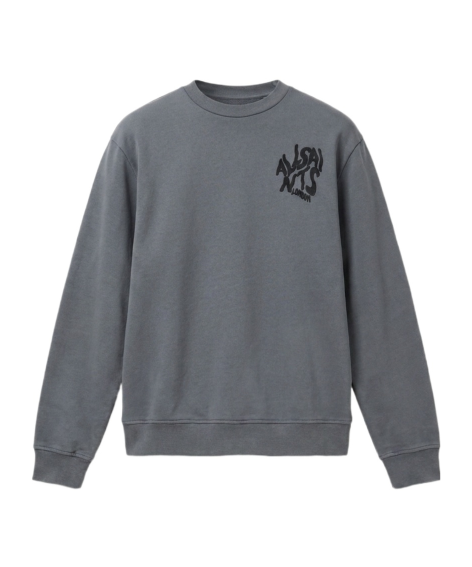 Allsaints Orlando Graphic Sweatshirt In Black