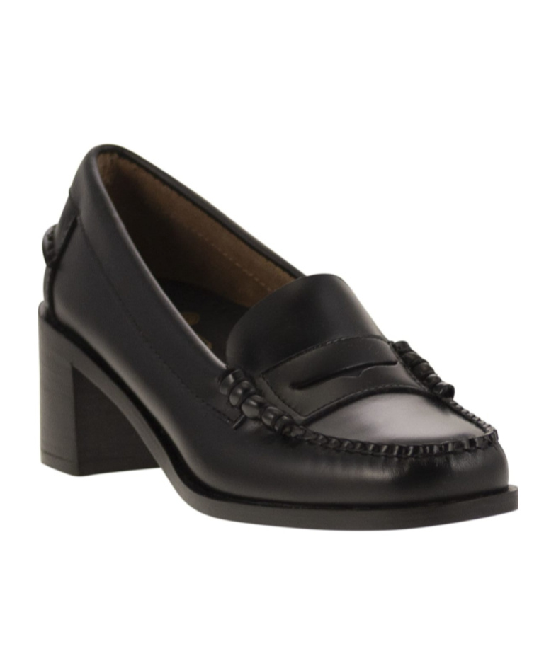 Sebago Egle Square Toe Loafers In Black
