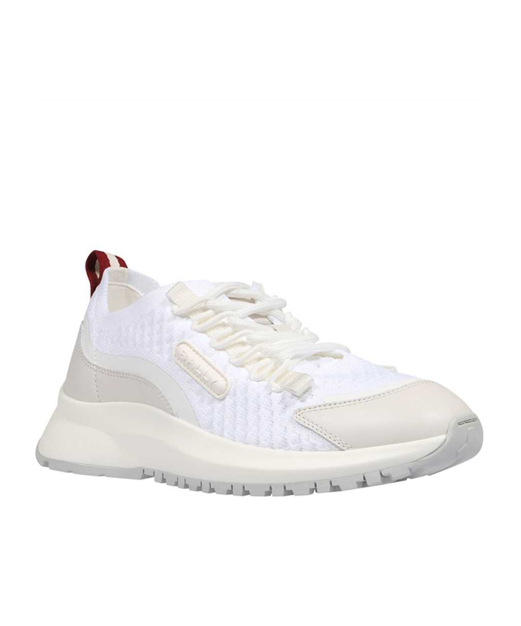 Bally Daryel Mesh-panel Lace-up Sneakers In White