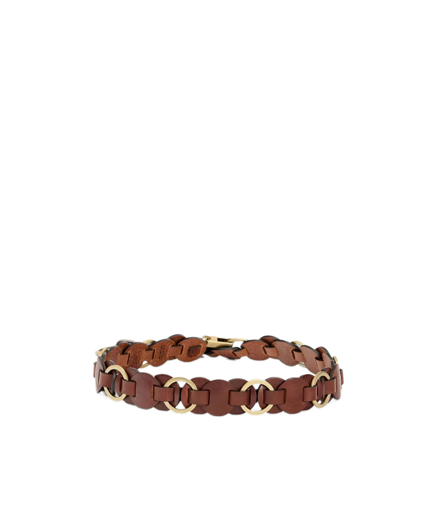 Isabel Marant Lota Leather Belt In Brown