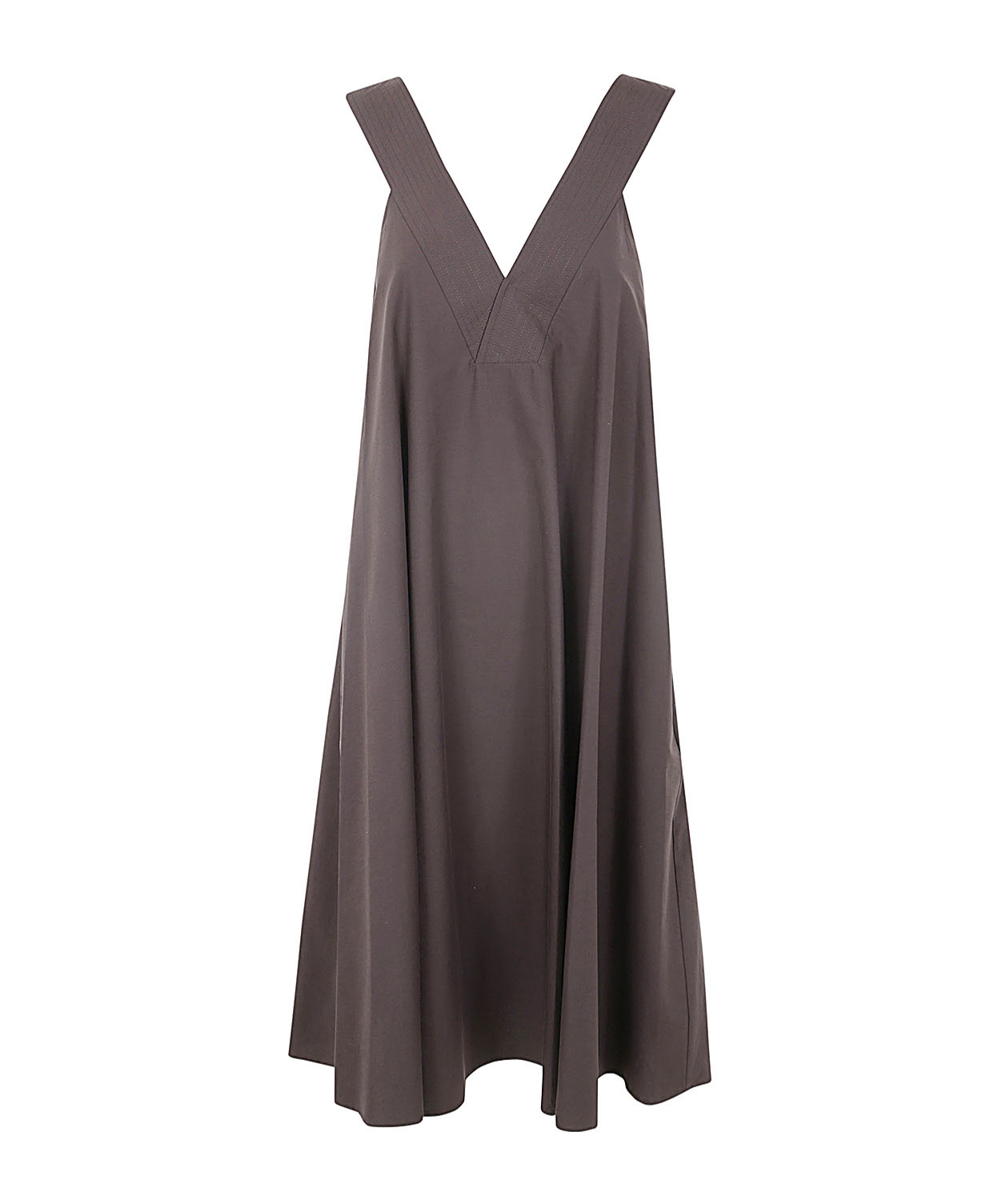 P.A.R.O.S.H V-NECK SLEEVELESS DRESS