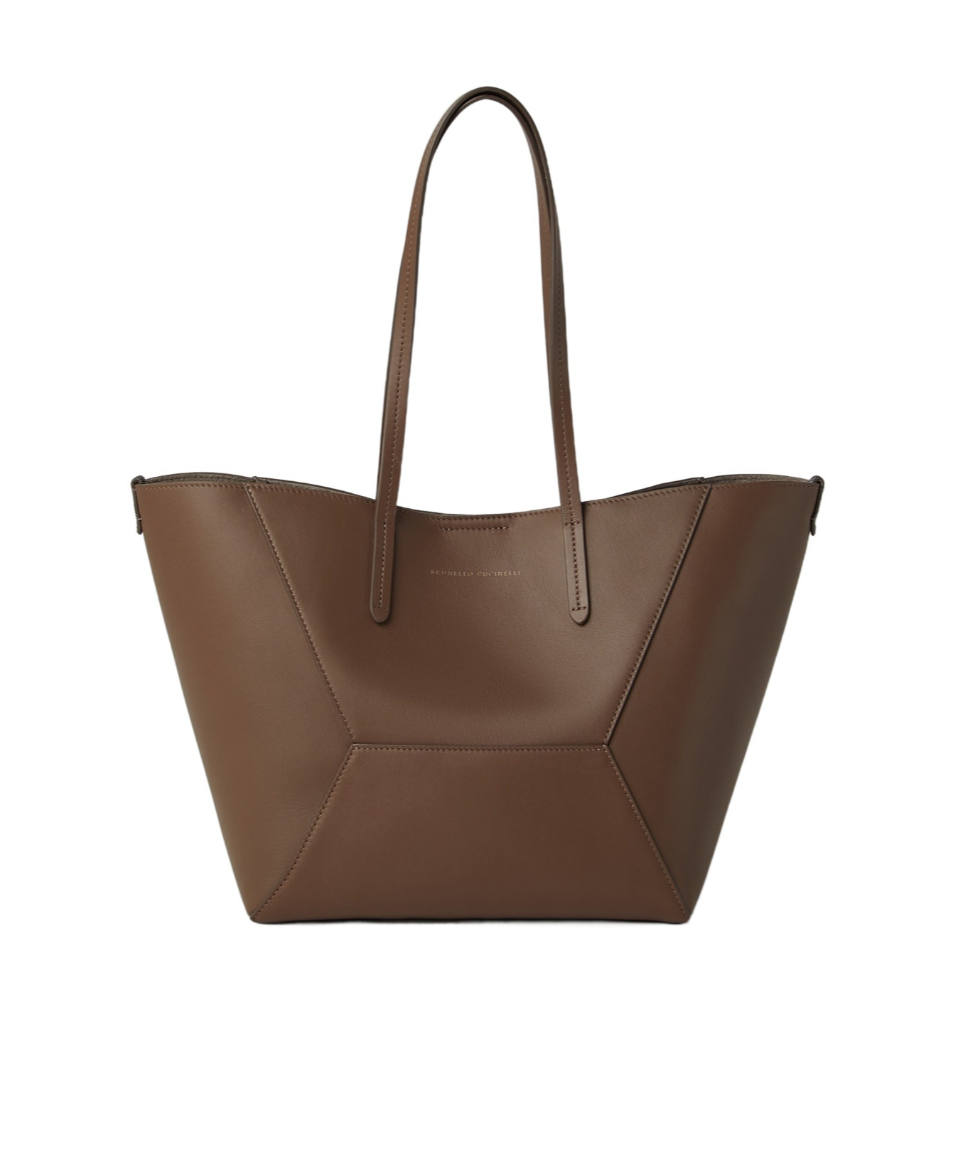Brunello Cucinelli Small Bc Duo Tote Bag In Brown