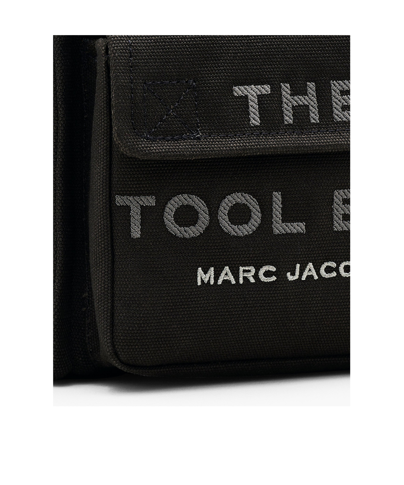 Marc Jacobs Compact Crossbody Tote With Bold Logo In Black