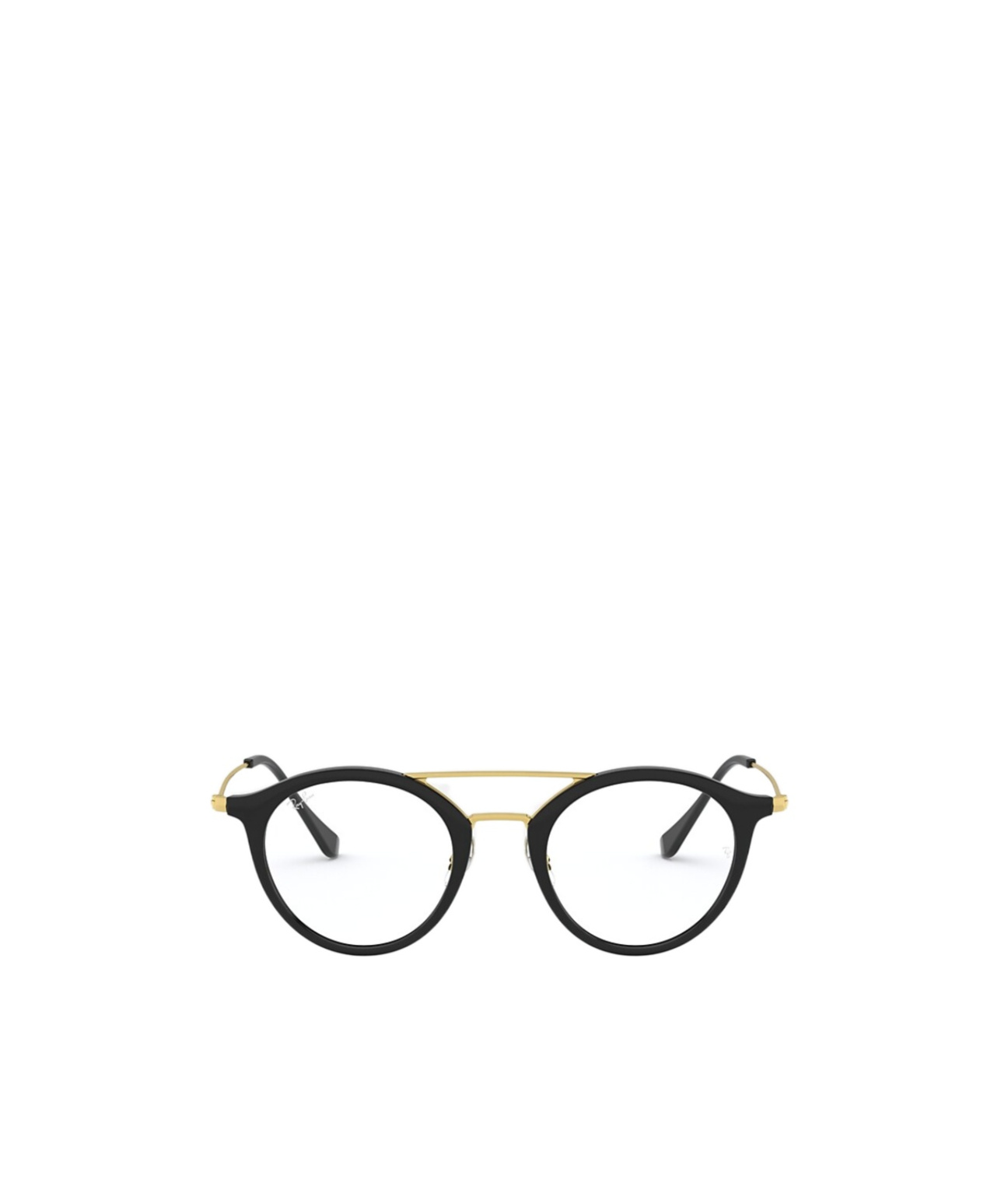 Ray Ban Round-frame Glasses In Black