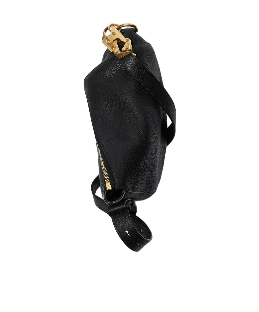 Burberry Small Knight Chain-linked Puffy Shoulder Bag In Black