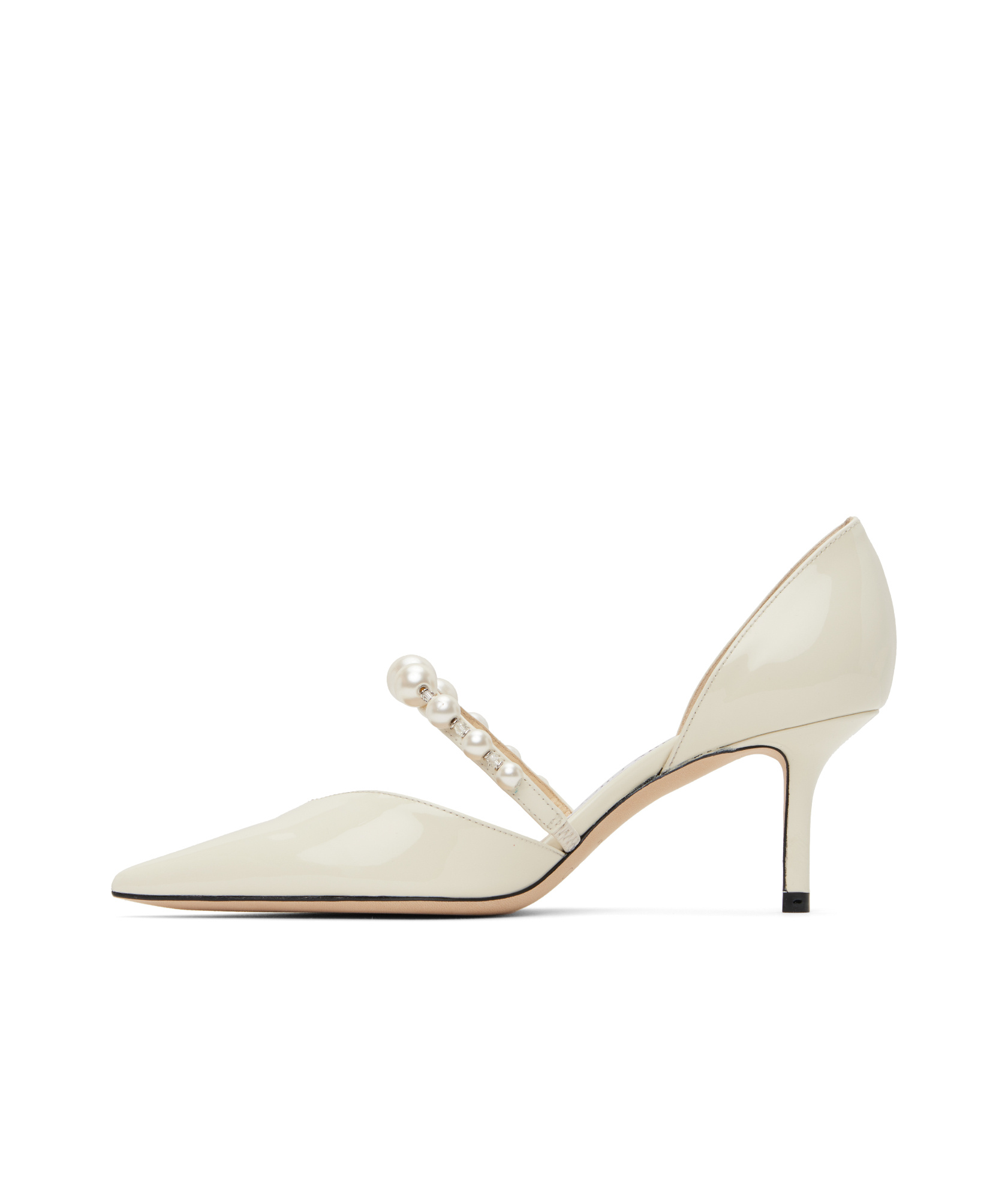 Jimmy Choo Pointed High Heels In White