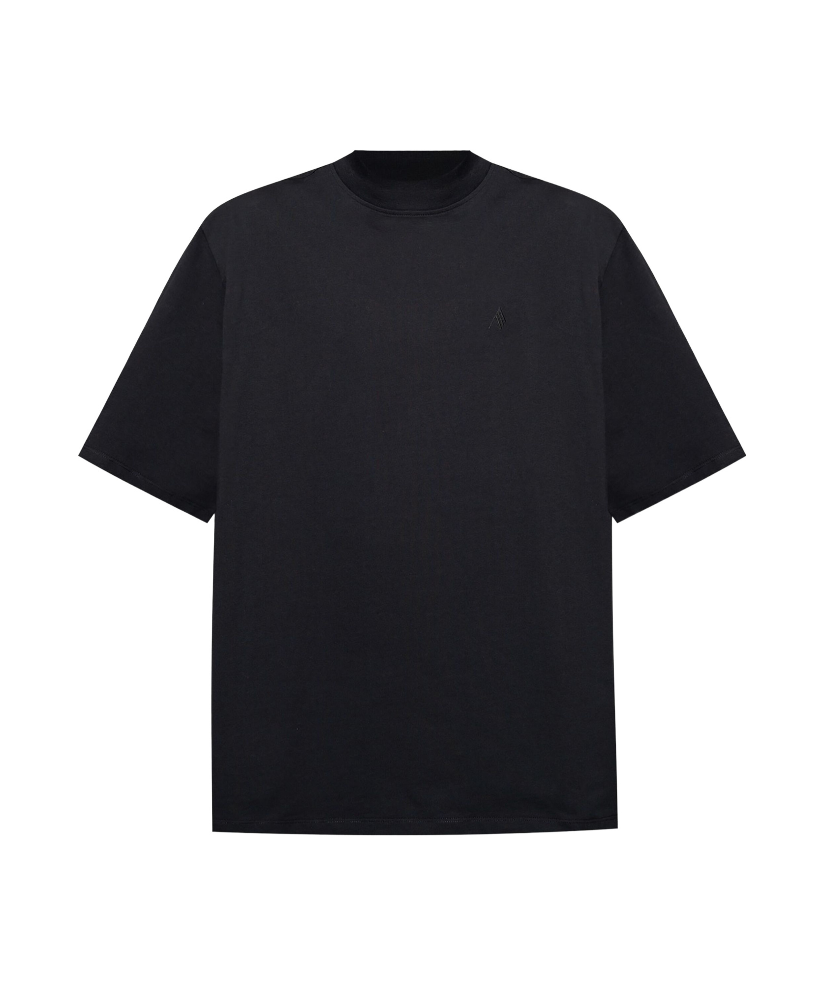 Attico T-shirt Black In Black