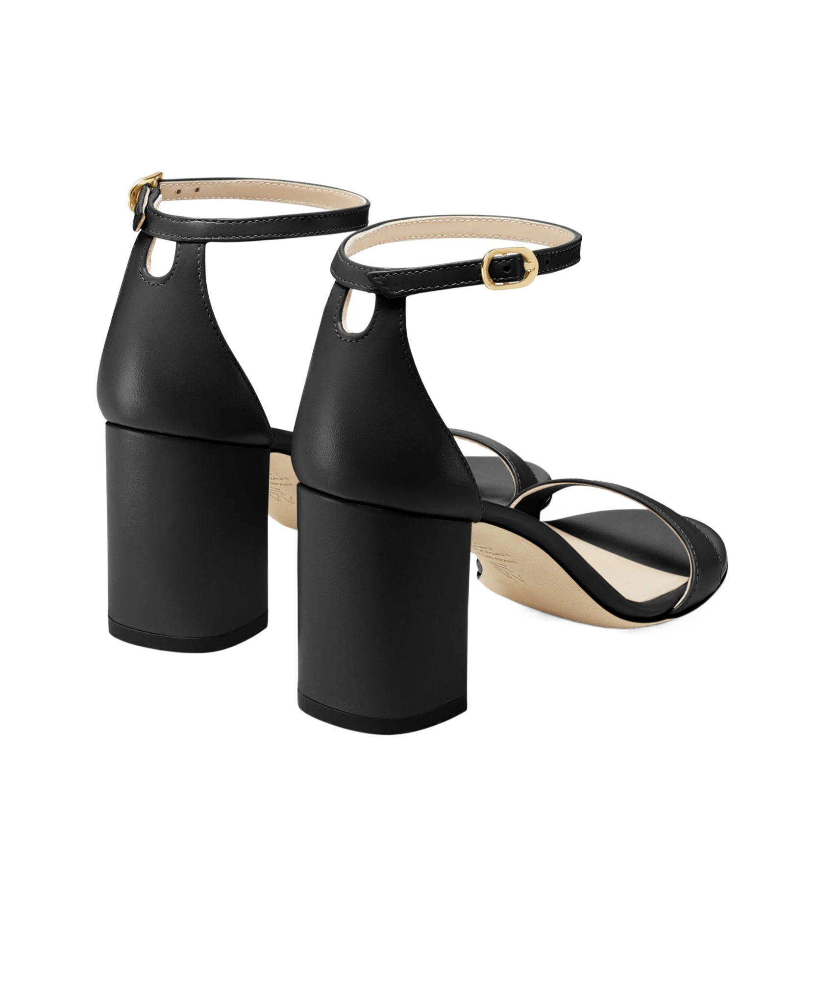 Stuart Weitzman 75mm Suede Sandals In Black