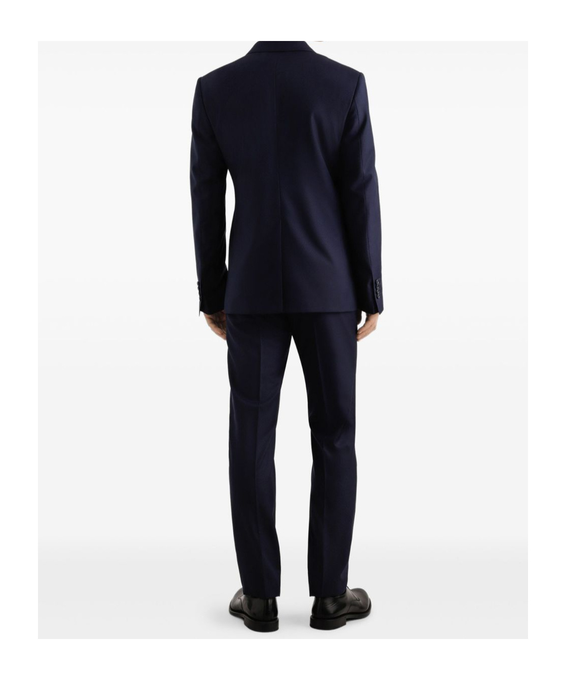 Dolce & Gabbana Double-breasted Suit In Blue