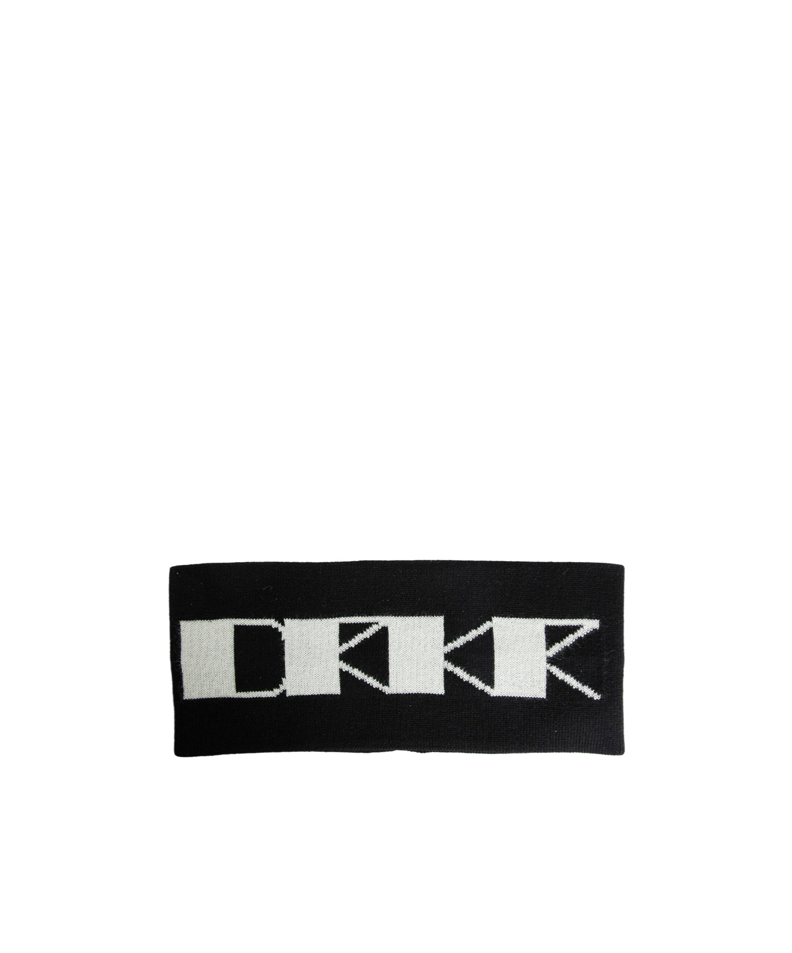 Rick Owens Drkshdw Concordians Knit Headband In Black