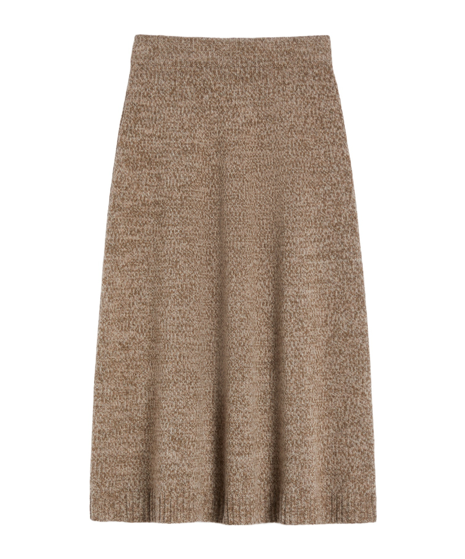 Weekend Max Mara Wool Knit Skirt In Brown