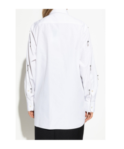 Stella Mccartney Crystal-embellished Shirt In White