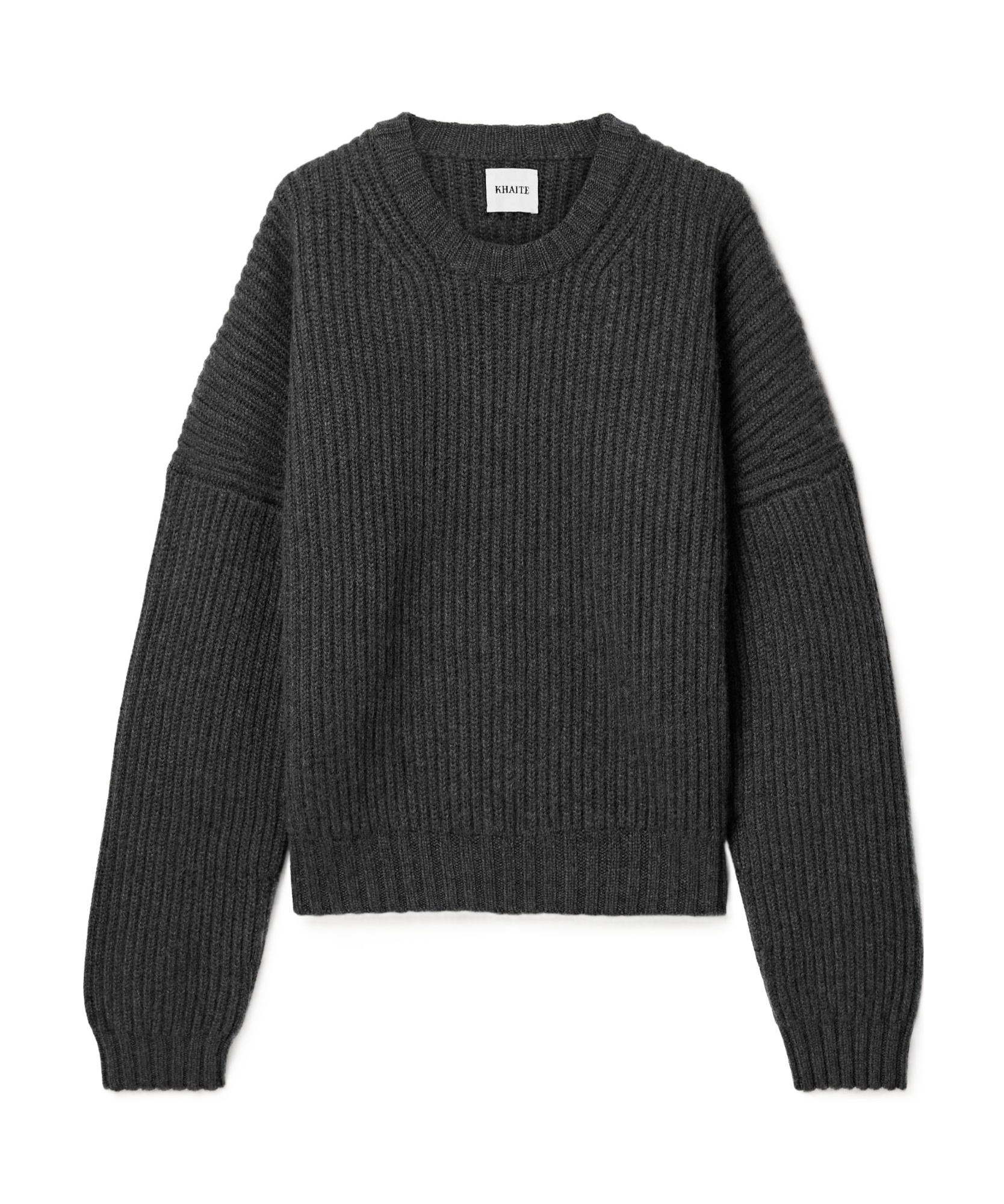 Khaite Rib Sweater In Black