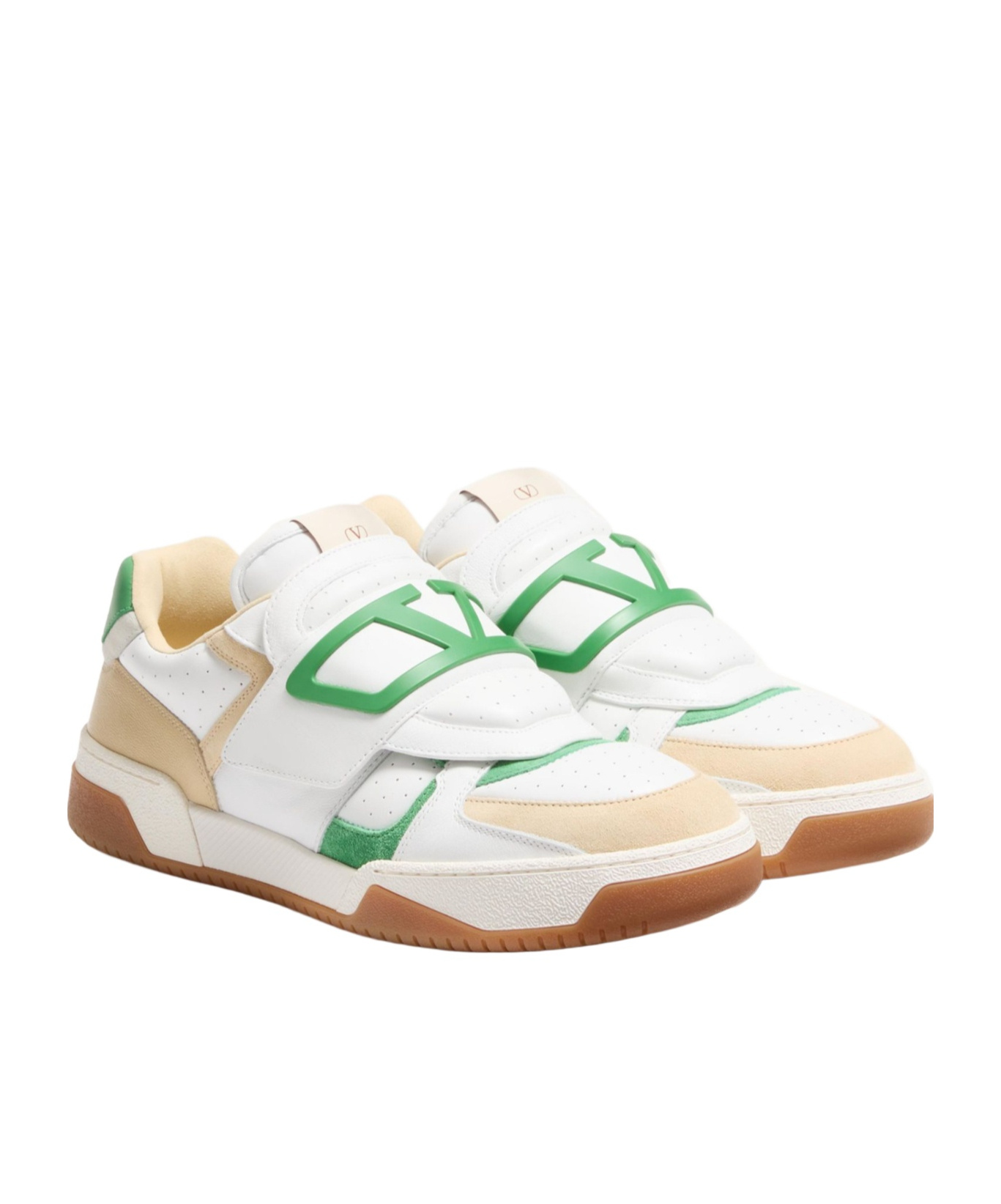 Valentino Garavani Vg Joie De Jouer Sneaker In Nappa Calfskin In White