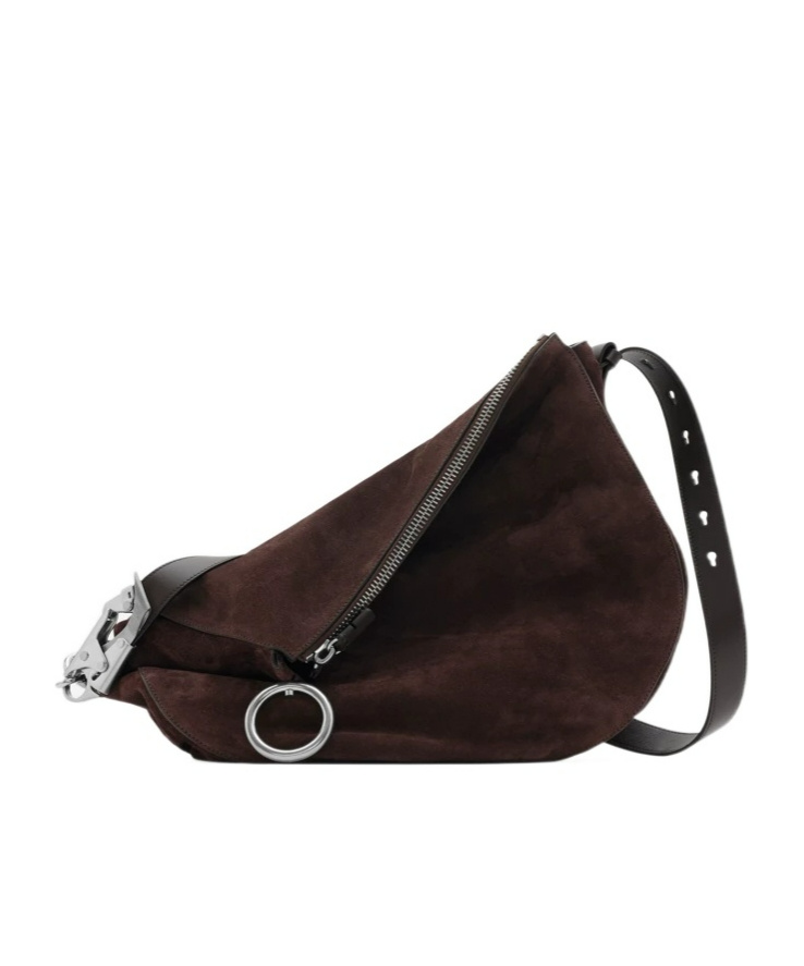 Burberry Medium Knight Bag In Black