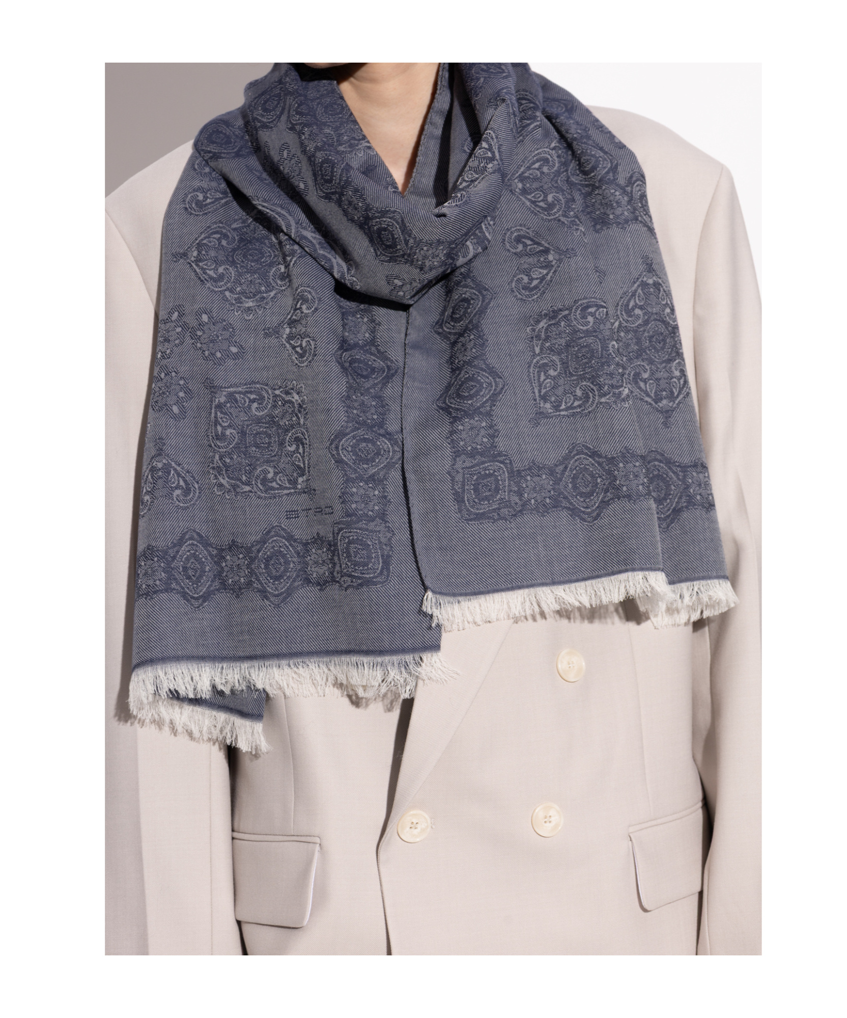 Etro Paisley-print Fringed Scarf