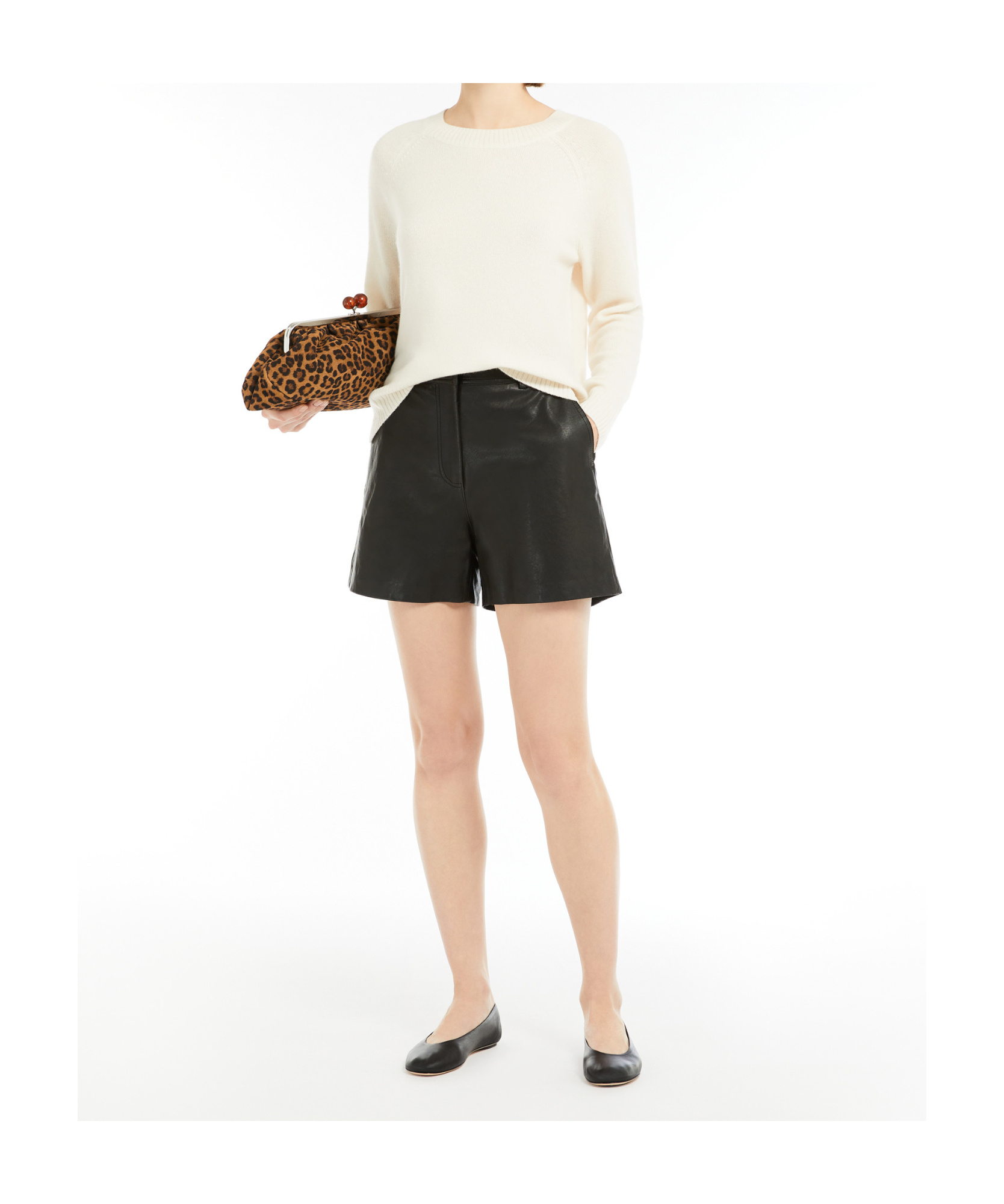Weekend Max Mara Weekend Maxmara Ghiacci Jumper Ivory In Beige