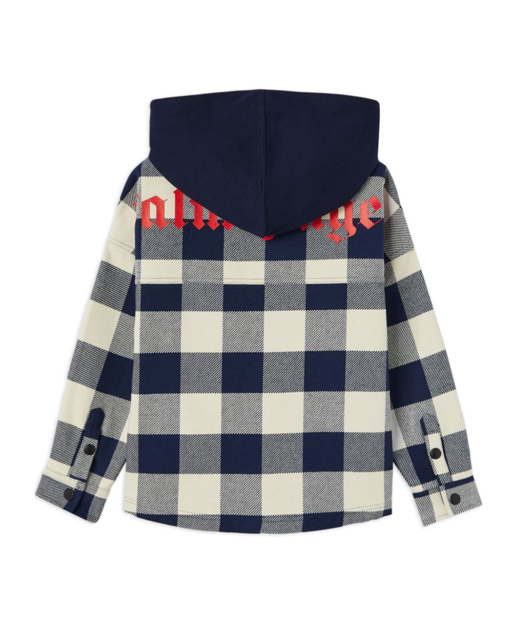 Palm Angels Plaid Jacket In Gray