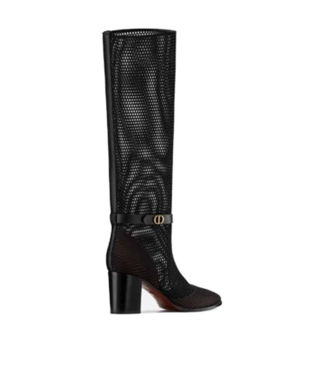 Dior Fishing Net High Heels In Black