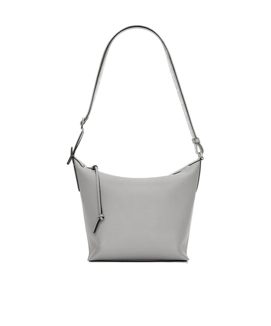 Loewe Cubi Small Shoulder Bag In Gray