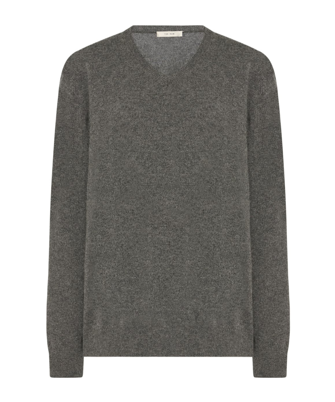 The Row Jayad Cashmere Crewneck Sweater In Gray