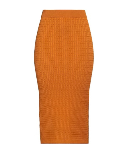 Max Mara Minimalist Pencil Skirt In Camel