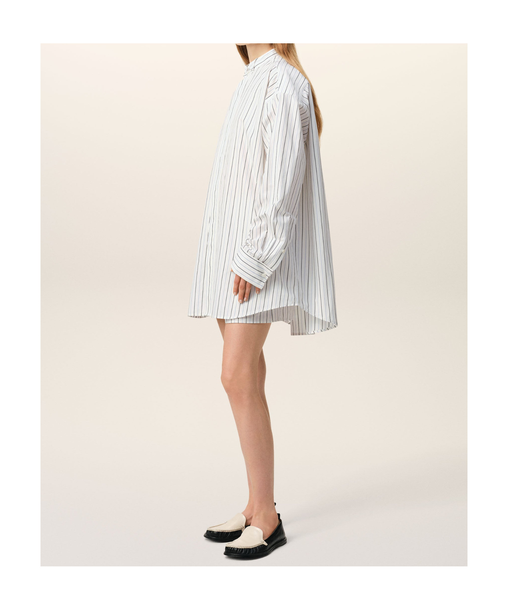 Ami Alexandre Mattiussi Striped Shirt In White