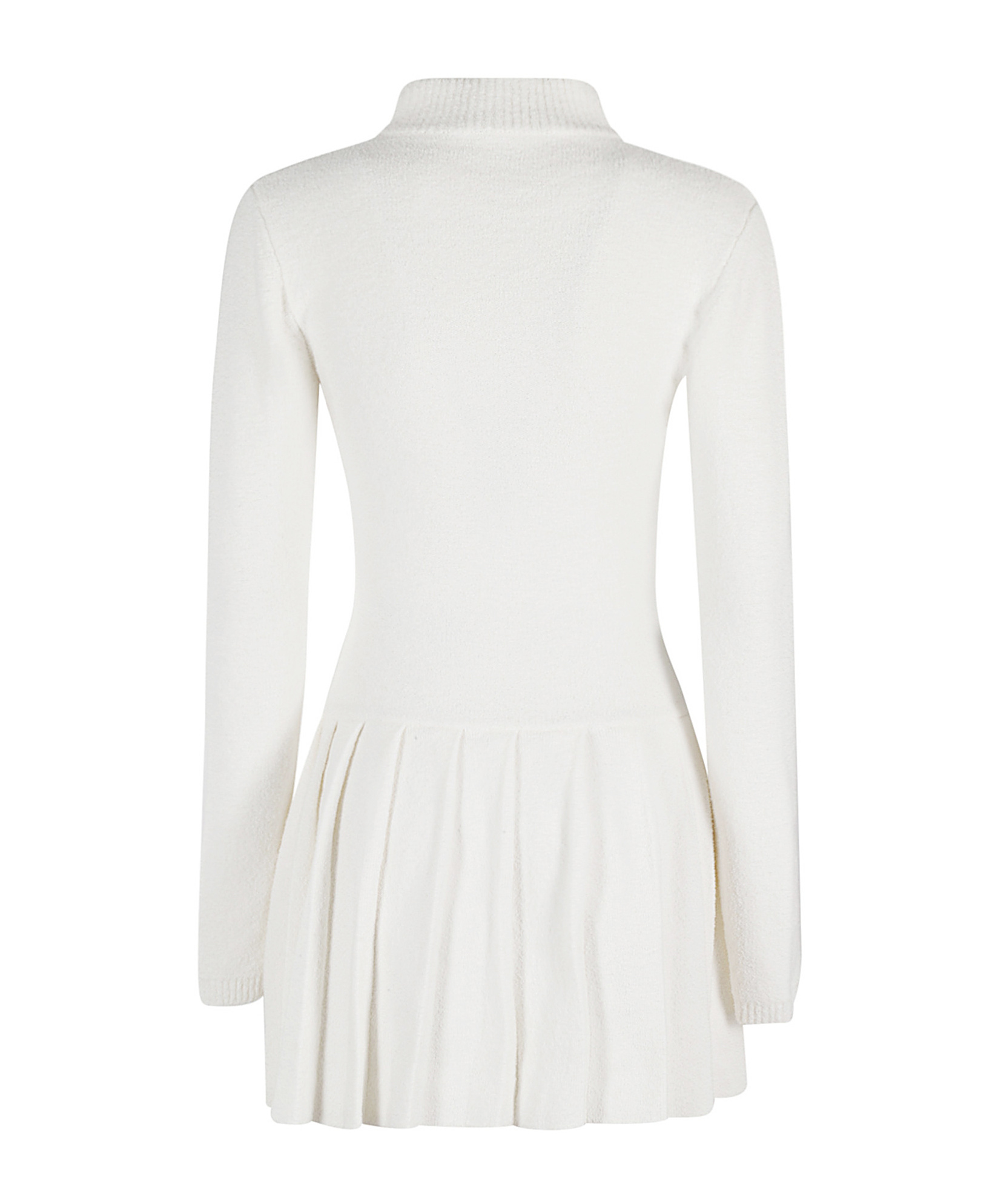 Casablanca White Boucle Bustier Tennis Minidress In White