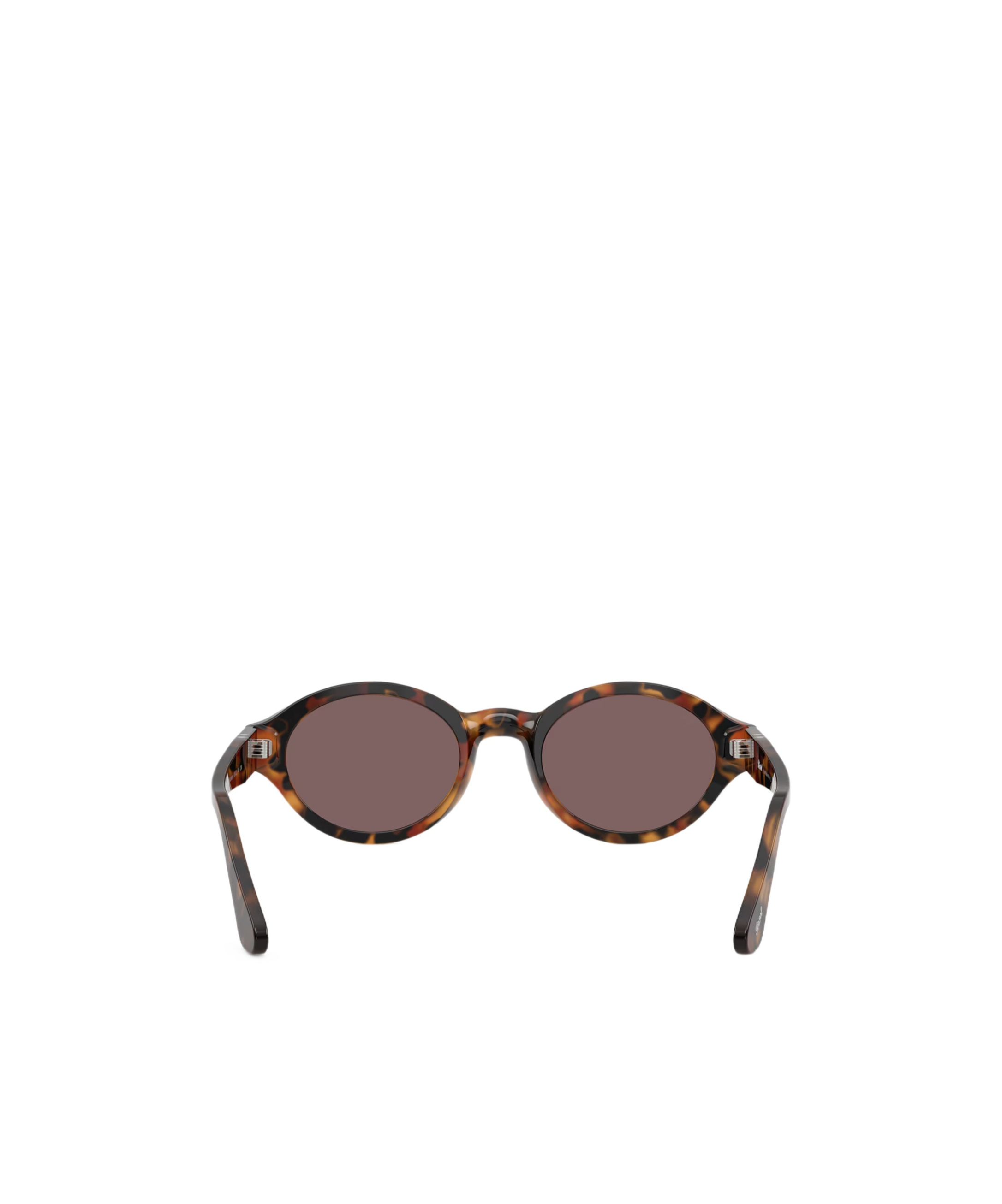 Persol Oval Frame Sunglasses In Brown
