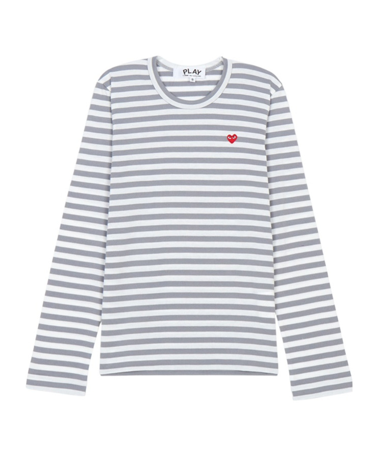 Comme Des Garçons Long-sleeved T-shirt In Blue
