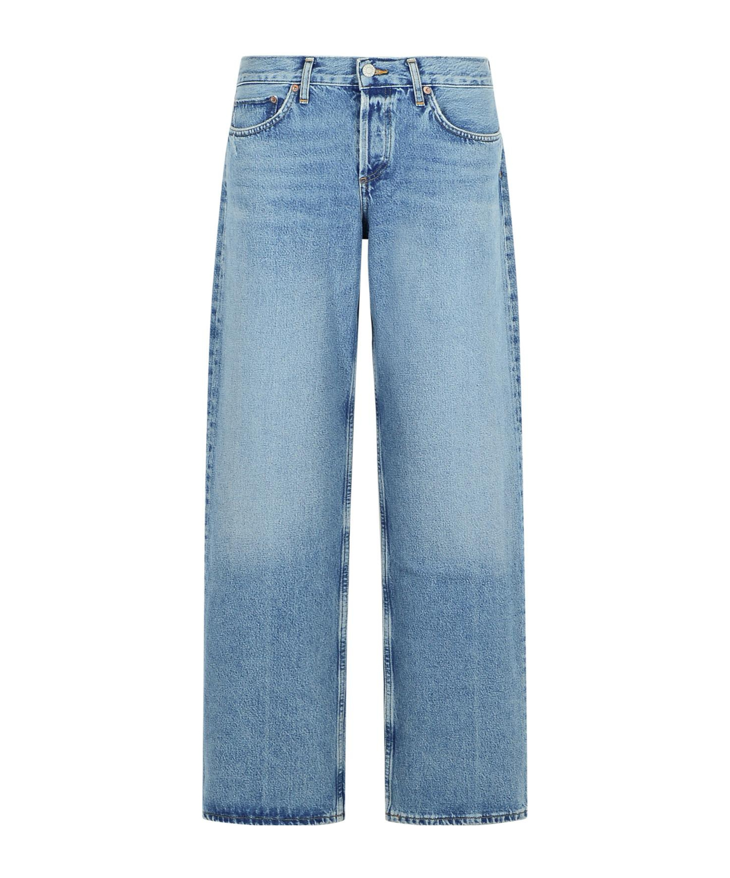 Agolde Straight-leg Jeans In Blue