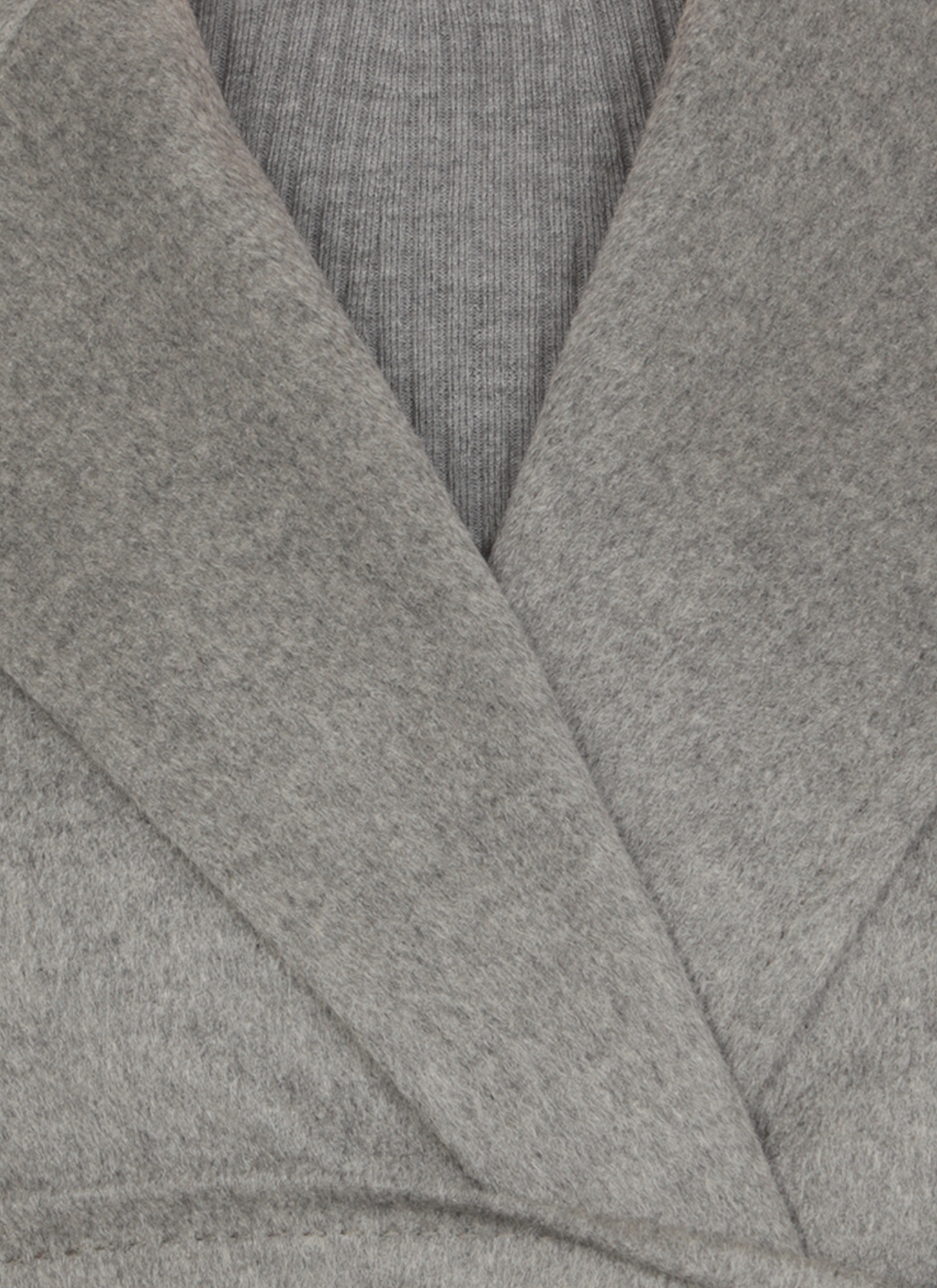 Max Mara Long-sleeved Coat In Gray