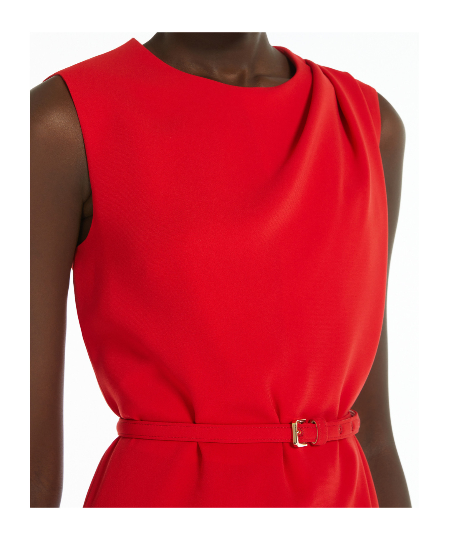 Max Mara Sleeveless Jumpsuit In Red