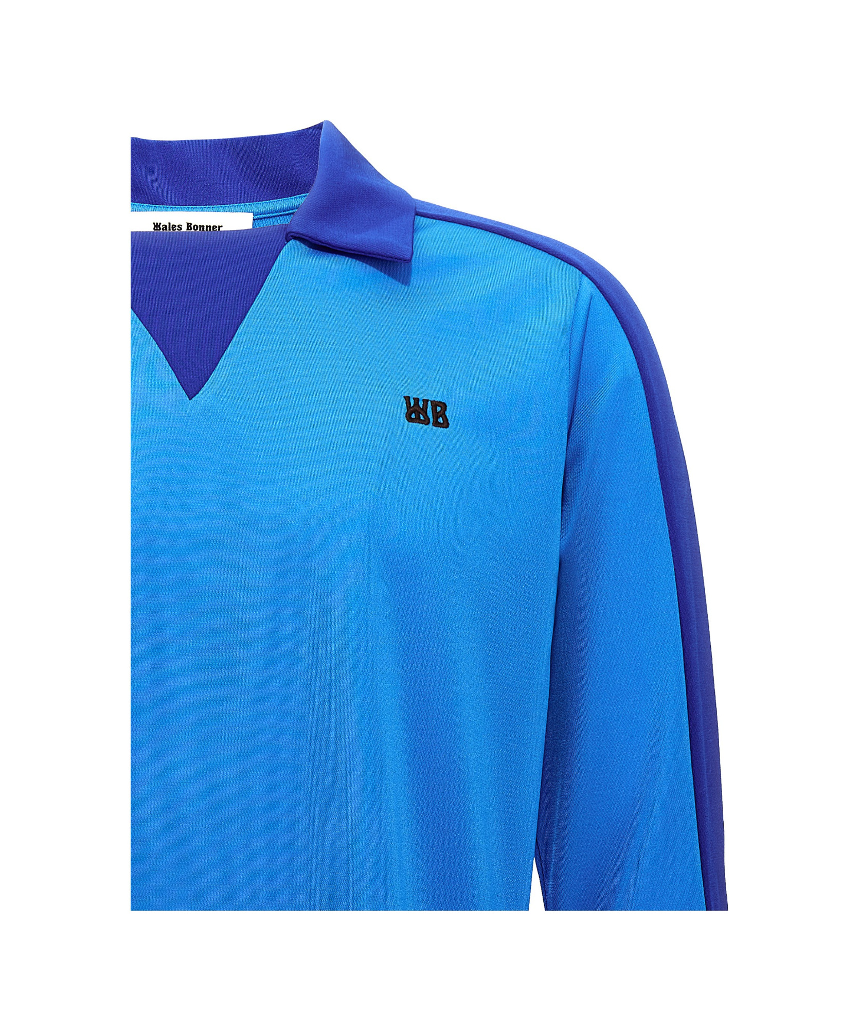 Shop Wales Bonner Logo-embroidered Sweatshirt In Blue