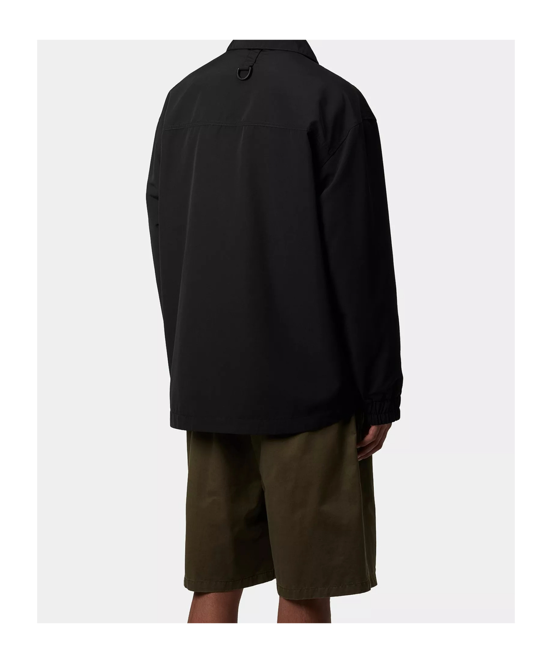 Carhartt Work In Progress Selby Cotton Canvas Button-up Shirt Jacket In Black