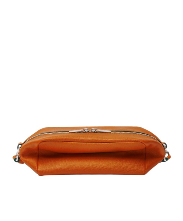 Valextra Zippered Crossbody Bag In Brown