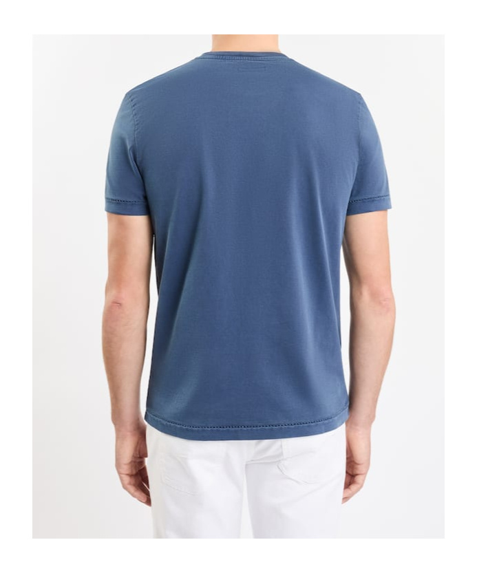 Fay Logo-print T-shirt In Blue